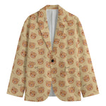 Cute Cartoon Baby Bear Pattern Print Men's Blazer