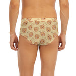 Cute Cartoon Baby Bear Pattern Print Men's Briefs