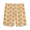 Cute Cartoon Baby Bear Pattern Print Men's Sports Shorts