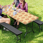Cute Cartoon Baby Bear Pattern Print Picnic Table Cover