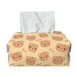 Cute Cartoon Baby Bear Pattern Print Rectangle Tissue Box Cover