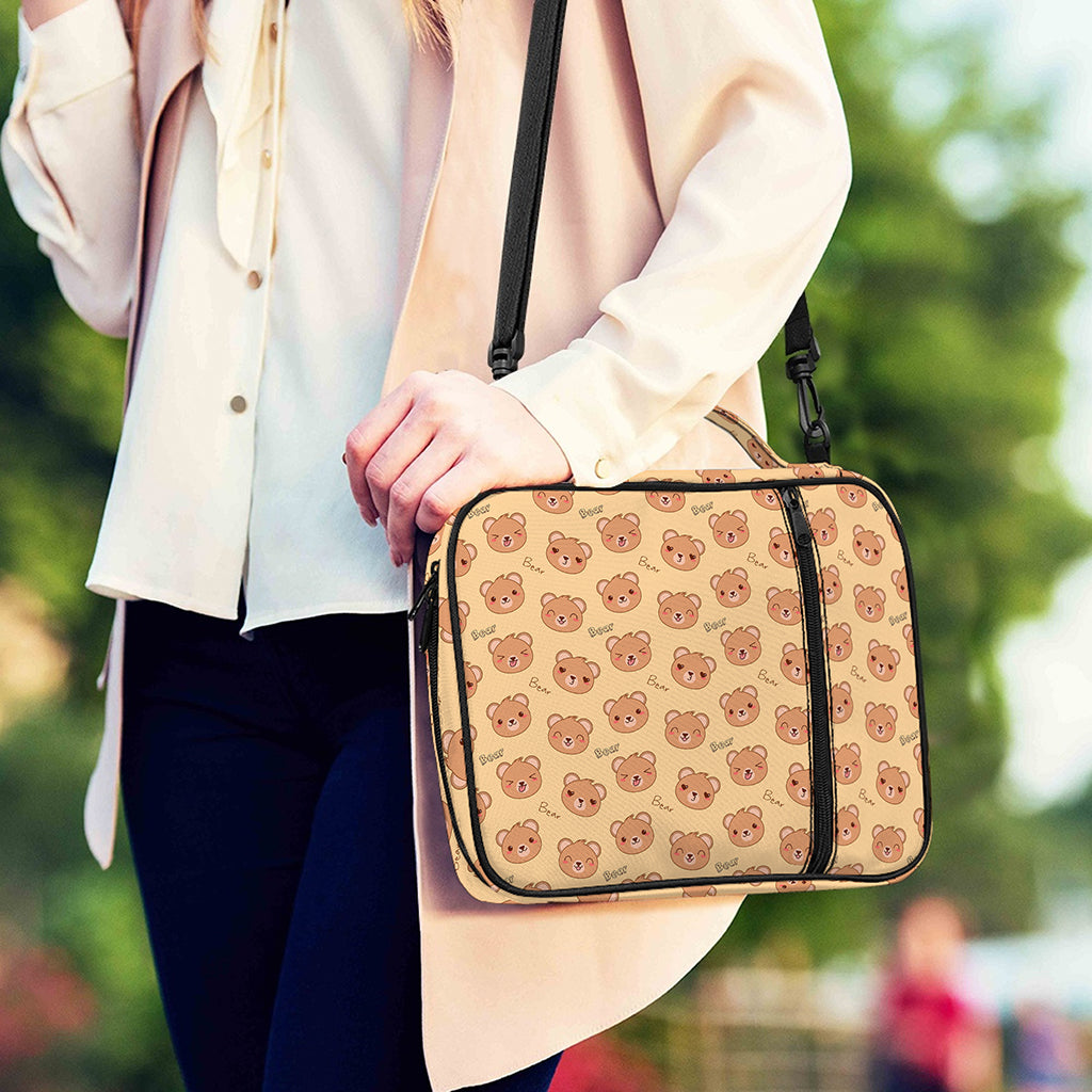 Cute Cartoon Baby Bear Pattern Print Shoulder Strap Bible Bag