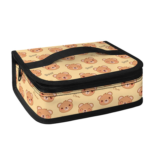 Cute Cartoon Baby Bear Pattern Print Small Lunch Bag
