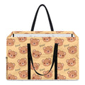 Cute Cartoon Baby Bear Pattern Print Utility Tote Bag