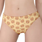 Cute Cartoon Baby Bear Pattern Print Women's Panties