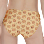 Cute Cartoon Baby Bear Pattern Print Women's Panties