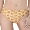 Cute Cartoon Baby Bear Pattern Print Women's Thong