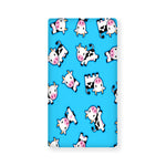 Cute Cartoon Baby Cow Pattern Print Baby Crib Sheet