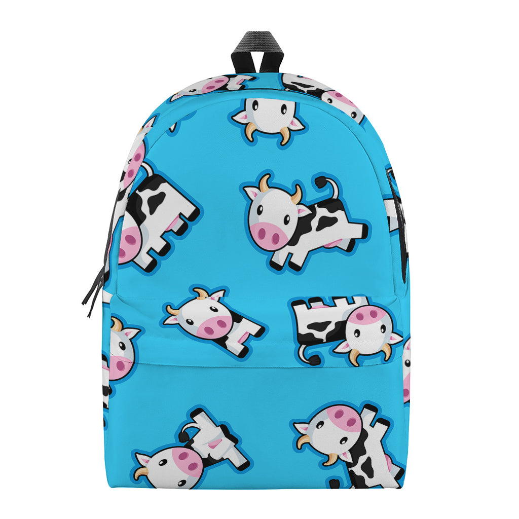 Cute Cartoon Baby Cow Pattern Print Backpack
