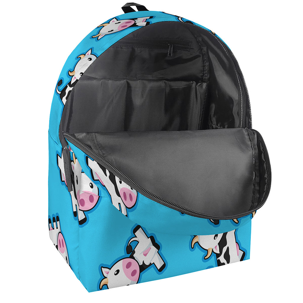 Cute Cartoon Baby Cow Pattern Print Backpack
