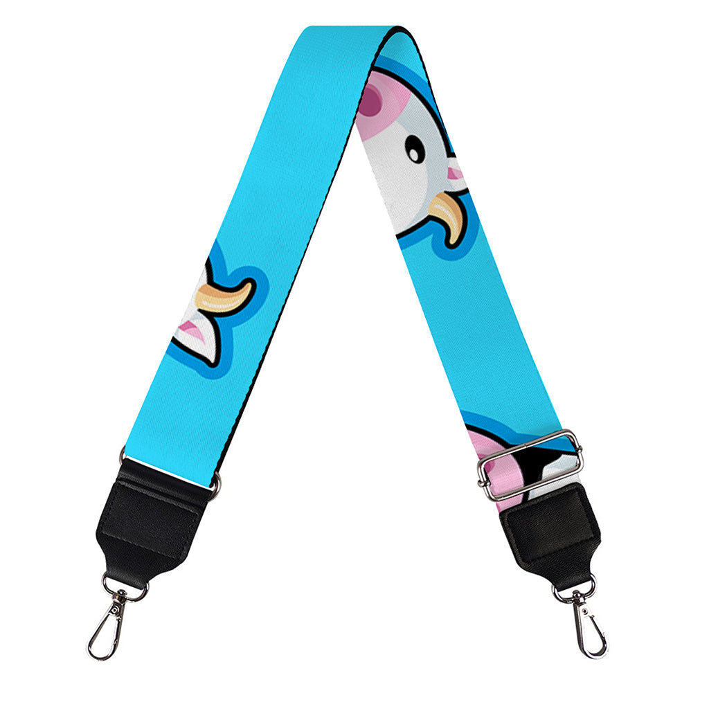 Cute Cartoon Baby Cow Pattern Print Bag Strap