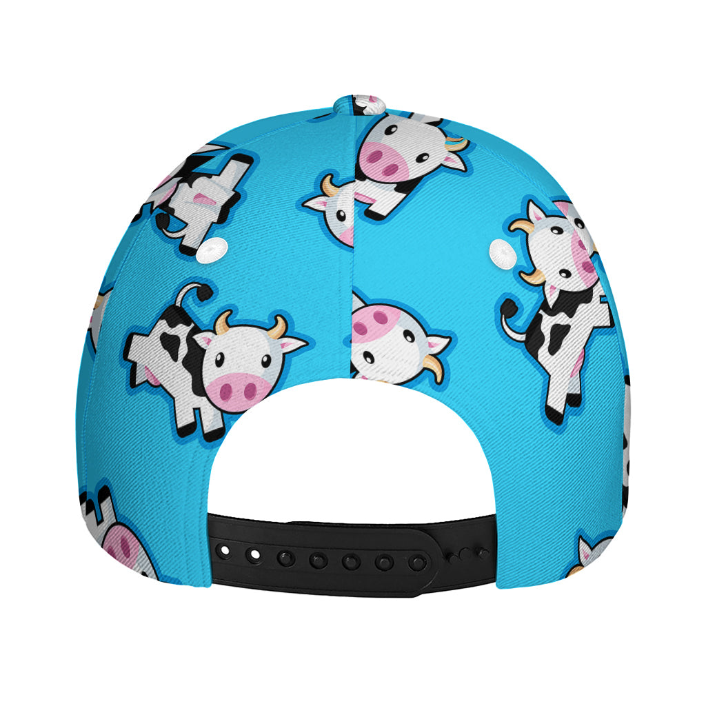 Cute Cartoon Baby Cow Pattern Print Baseball Cap