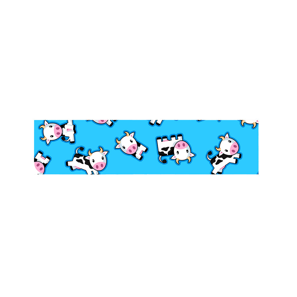 Cute Cartoon Baby Cow Pattern Print Bed Runner