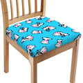 Cute Cartoon Baby Cow Pattern Print Chair Cushion Cover