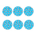 Cute Cartoon Baby Cow Pattern Print Coaster Set