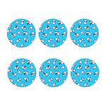 Cute Cartoon Baby Cow Pattern Print Coaster Set