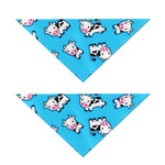 Cute Cartoon Baby Cow Pattern Print Dog Bandana