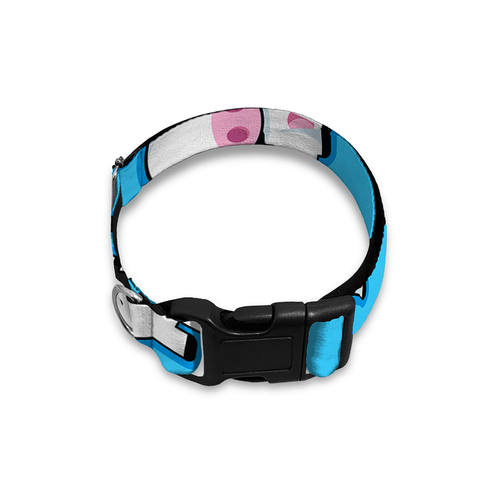 Cute Cartoon Baby Cow Pattern Print Dog Collar