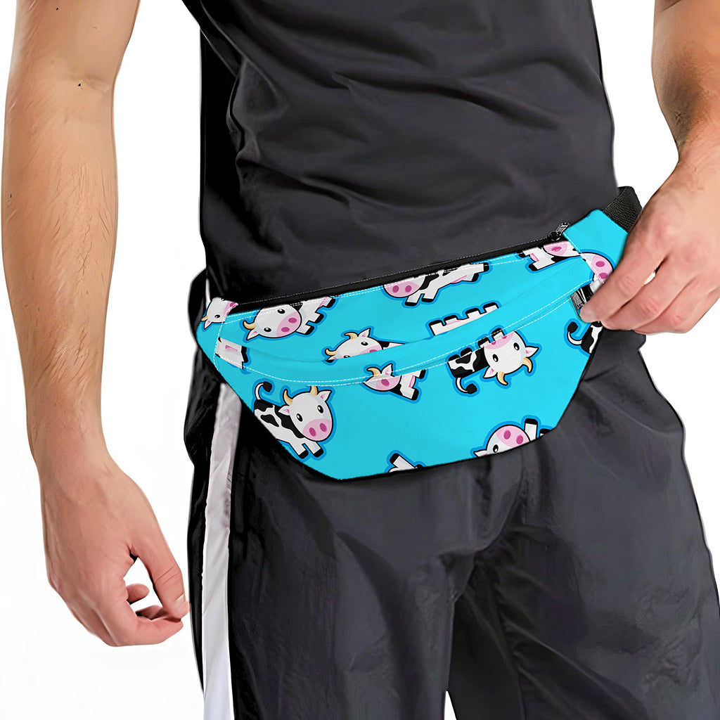 Cute Cartoon Baby Cow Pattern Print Fanny Pack
