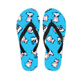 Cute Cartoon Baby Cow Pattern Print Flip Flops