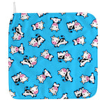 Cute Cartoon Baby Cow Pattern Print Hand Towel
