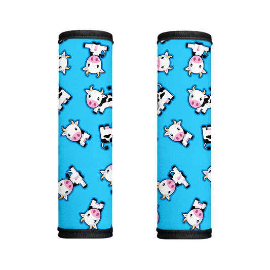 Cute Cartoon Baby Cow Pattern Print Handle Covers