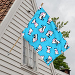 Cute Cartoon Baby Cow Pattern Print House Flag