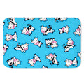 Cute Cartoon Baby Cow Pattern Print Indoor Door Mat