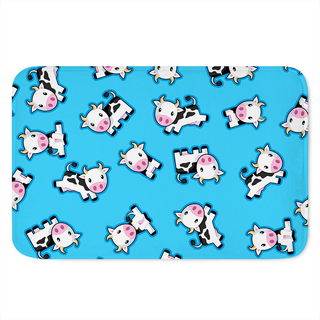 Cute Cartoon Baby Cow Pattern Print Indoor Door Mat