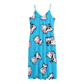 Cute Cartoon Baby Cow Pattern Print Jersey Midi Cami Dress