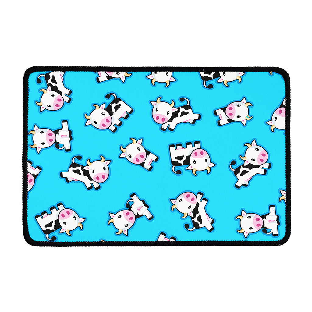 Cute Cartoon Baby Cow Pattern Print Kitchen Mat