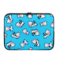 Cute Cartoon Baby Cow Pattern Print Laptop Sleeve