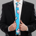 Cute Cartoon Baby Cow Pattern Print Necktie