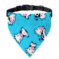 Cute Cartoon Baby Cow Pattern Print Over The Collar Dog Bandana
