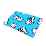 Cute Cartoon Baby Cow Pattern Print Pet Cooling Mat Cover