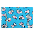 Cute Cartoon Baby Cow Pattern Print Placemat
