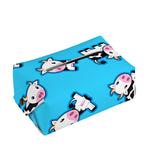 Cute Cartoon Baby Cow Pattern Print Rectangle Tissue Box Cover