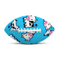 Cute Cartoon Baby Cow Pattern Print Rugby Ball