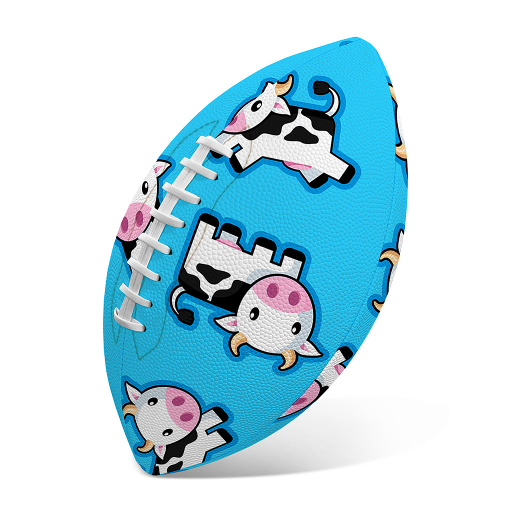 Cute Cartoon Baby Cow Pattern Print Rugby Ball