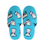 Cute Cartoon Baby Cow Pattern Print Slippers
