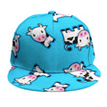 Cute Cartoon Baby Cow Pattern Print Snapback Cap