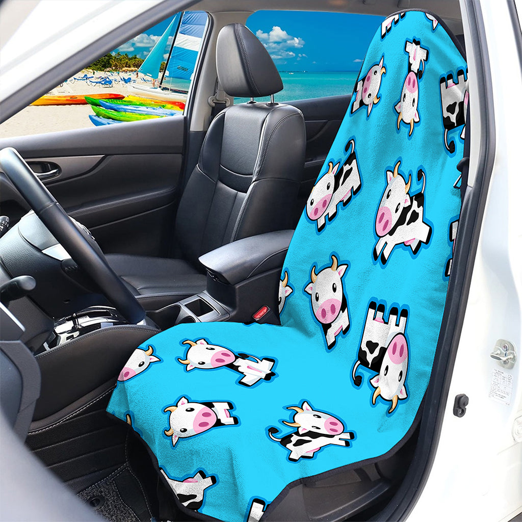 Cute Cartoon Baby Cow Pattern Print Waterproof Car Seat Cover
