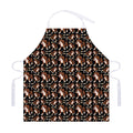 Cute Cartoon Beagle Pattern Print Adjustable Apron