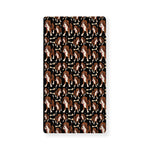 Cute Cartoon Beagle Pattern Print Baby Crib Sheet