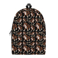 Cute Cartoon Beagle Pattern Print School Backpack