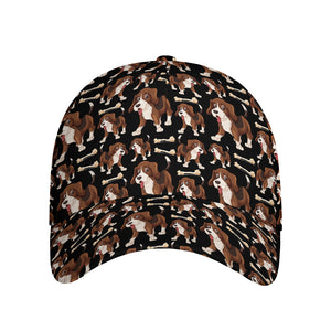 Cute Cartoon Beagle Pattern Print Baseball Cap