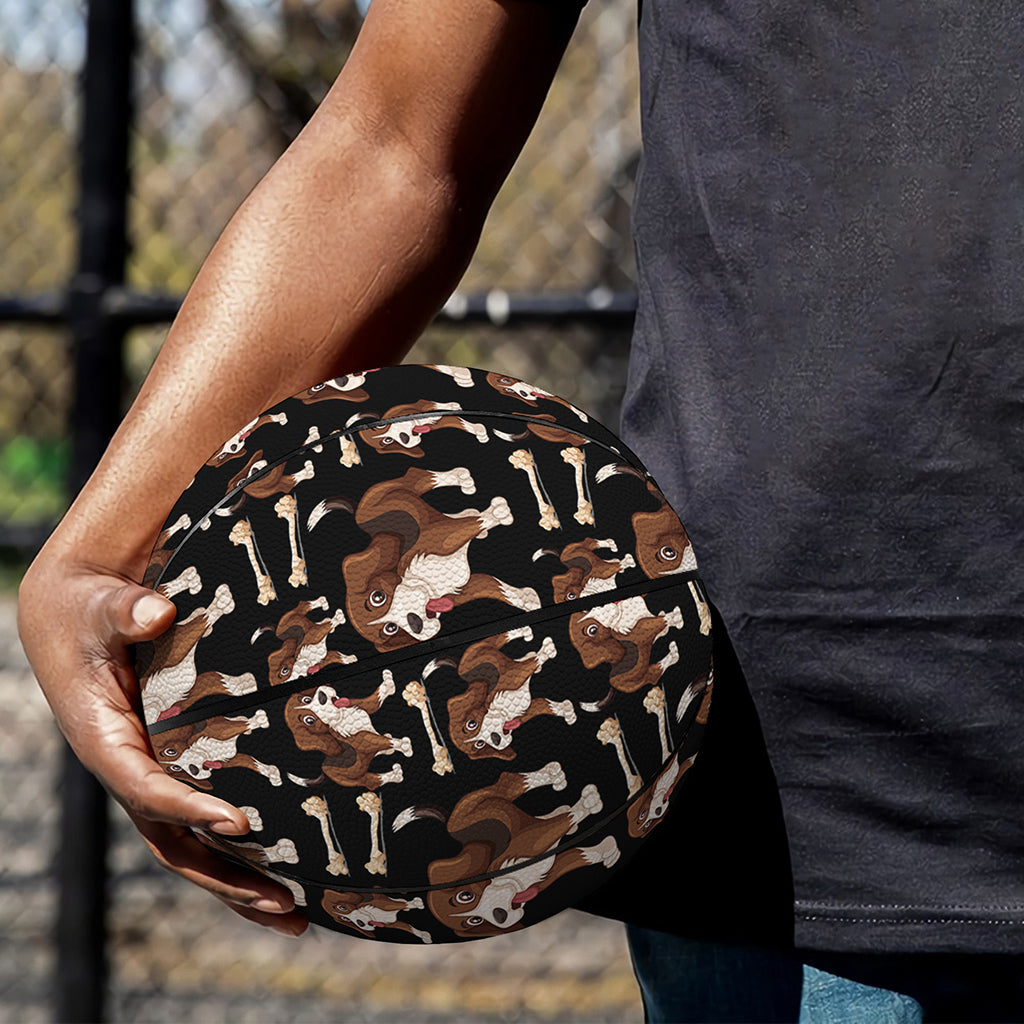 Cute Cartoon Beagle Pattern Print Basketball