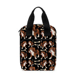 Cute Cartoon Beagle Pattern Print Bible Tote Bag