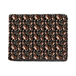 Cute Cartoon Beagle Pattern Print Bifold Wallet