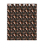 Cute Cartoon Beagle Pattern Print Curtain